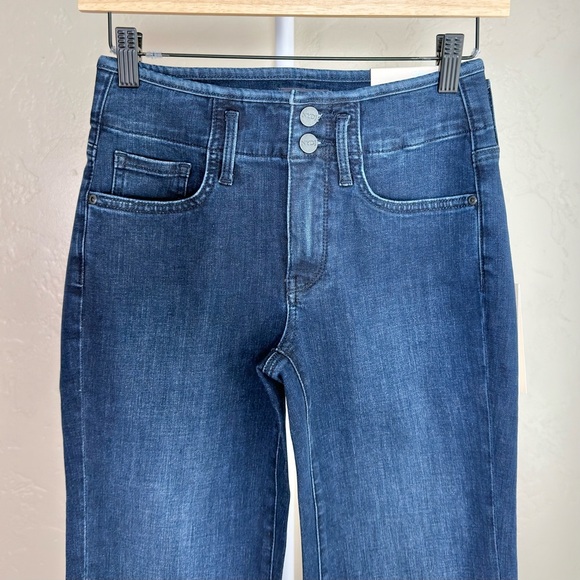 Women’s NYDJ Marilyn Straight Leg Cropped Jeans Lift + Tuck Technology Size 00 - Picture 2 of 10